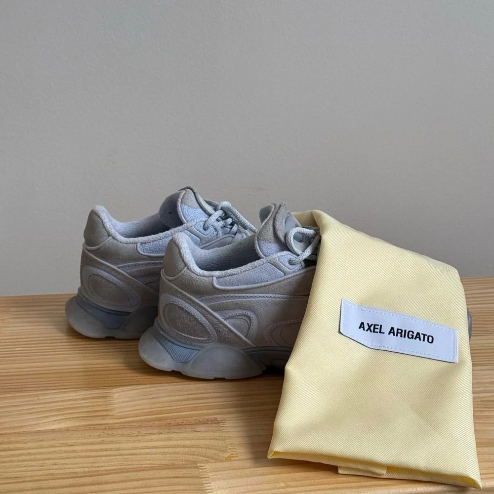 AXEL ARIGATO Light Blue Suede Sneakers - Picture 2 of 7